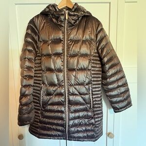 Women's Metallic Puffer Jacket